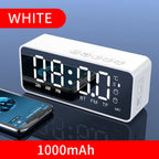 Alarm  Radio FM Bluetooth portátil Caixa De Som Sound Box Music Mini Woofers