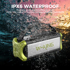 D8mini portátil Bluetooth Speaker, 30W RMS Music , 2550 mAh Battery, aprova de-agua Box,24 horas de bateria