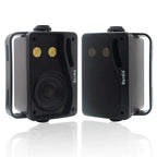 3.5'' Passive Outdoor Speakers Wired Waterproof 200W 3 Way Premium Mountable Wall Mount Speakers For Patio Marine Boat