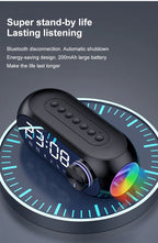 Alarm  Radio FM Bluetooth portátil Caixa De Som Sound Box Music Mini Woofers