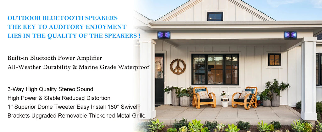 3.5" Bluetooth aprova de água 200W 3 Way Upgrade Premium