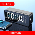 Alarm  Radio FM Bluetooth portátil Caixa De Som Sound Box Music Mini Woofers