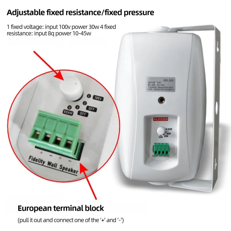 30W 100V High Adjustable Voltage Sound Box
