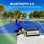 D8mini portátil Bluetooth Speaker, 30W RMS Music , 2550 mAh Battery, aprova de-agua Box,24 horas de bateria