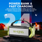 D8mini portátil Bluetooth Speaker, 30W RMS Music , 2550 mAh Battery, aprova de-agua Box,24 horas de bateria