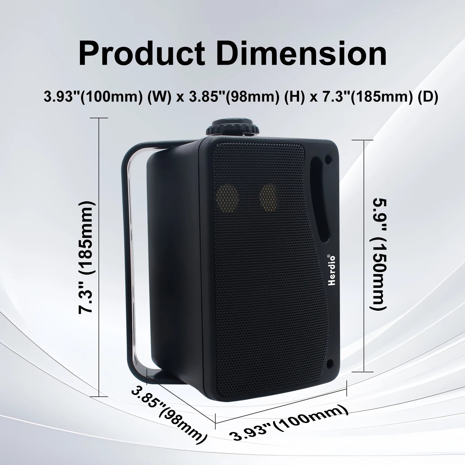 3.5" Bluetooth aprova de água 200W 3 Way Upgrade Premium