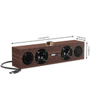 C02 Multimedia Speaker Bluetooth Speaker Wired/Bluetooth 2 caixas  Retro Tv, Computador, e Mobile Phone