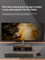 C02 Multimedia Speaker Bluetooth Speaker Wired/Bluetooth 2 caixas  Retro Tv, Computador, e Mobile Phone