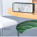 Alarm  Radio FM Bluetooth portátil Caixa De Som Sound Box Music Mini Woofers