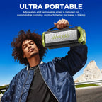 D8mini portátil Bluetooth Speaker, 30W RMS Music , 2550 mAh Battery, aprova de-agua Box,24 horas de bateria