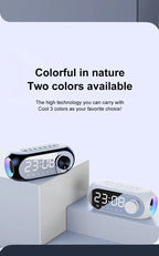 Alarm  Radio FM Bluetooth portátil Caixa De Som Sound Box Music Mini Woofers